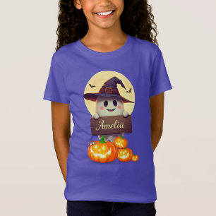 Amelia's Halloween Adventure: Friendly Ghost T-Shirt