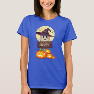 Amelia's Halloween Adventure: Friendly Ghost T-Shirt