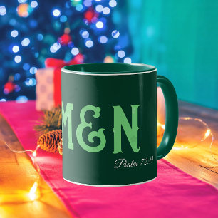 Amen Bible Verse Modern Typography Personalized Mug