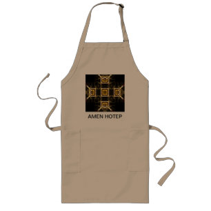 AMEN HOTEP Apron with Mystical Magnetic Cross
