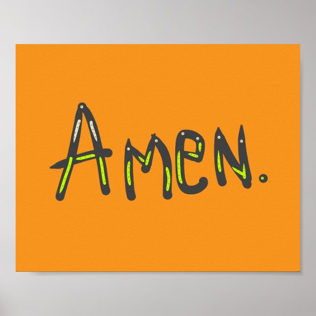 Amen So Be It Poster (Front)