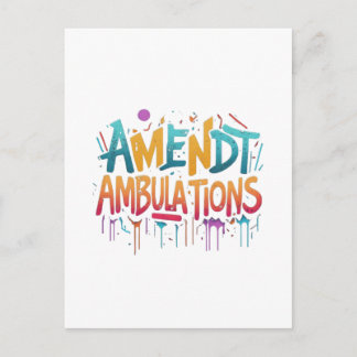 Amend Ambulations  Postcard
