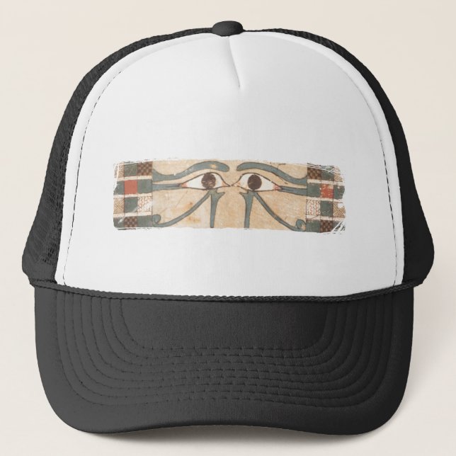Amenhotep inner coffin blk trucker hat (Front)