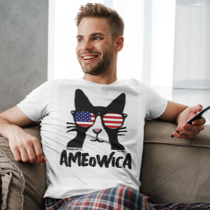 AMEOWICA TUXEDO Cat MENS T-shirts, PANDA KITTY T-Shirt