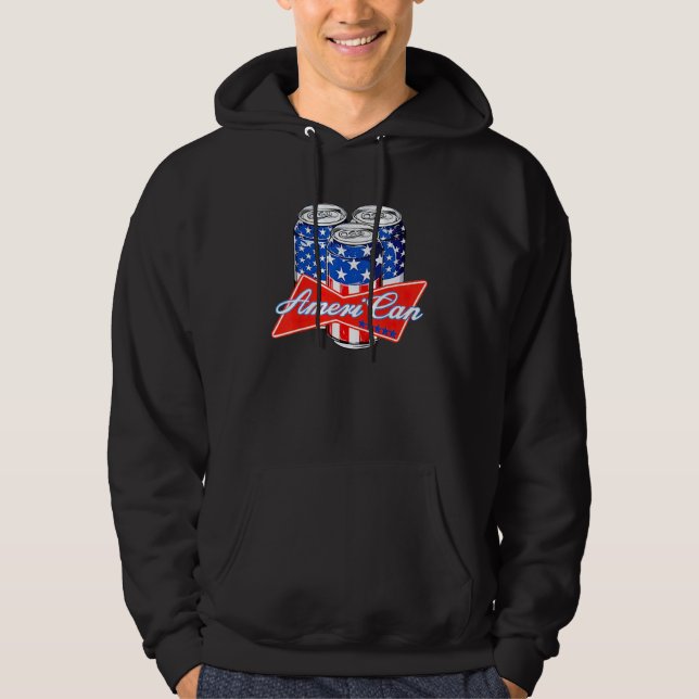Ameri Can Beer 4th Of July America USA Murica Prou Hoodie (Front)