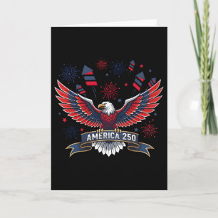 America 1776-2026 250th Anniversary Patriotic Ld E Card
