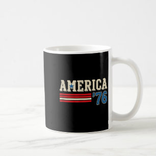 America 1776 Patriotic USA Flag 4th of July Coffee Mug