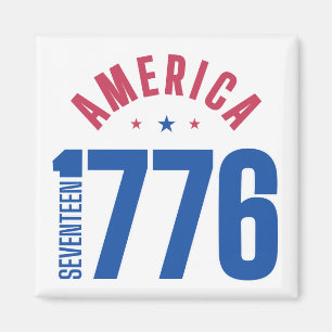 AMERICA 1776 year of freedom Magnet