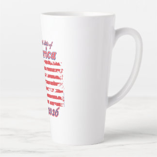 America 250 1776-2026 latte mug