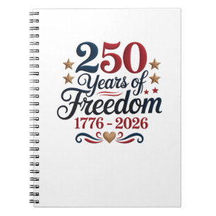 America 250 Anniversary Notebook