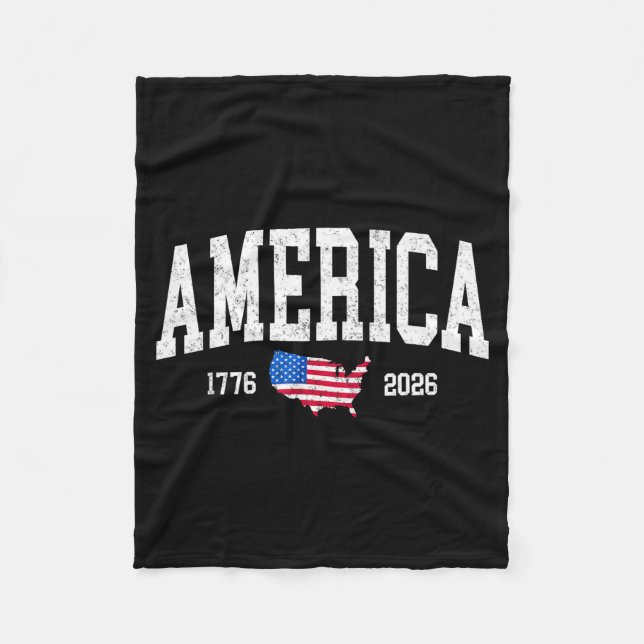 America 250 anniversary of independence 250thAmeri Fleece Blanket (Front)