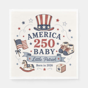 America 250 Baby / Little Patriot Napkin