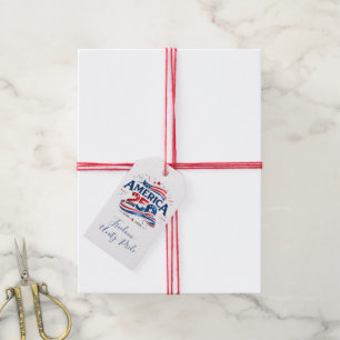 America 250 Celebration 1776–2026 Anniversary Gift Tags