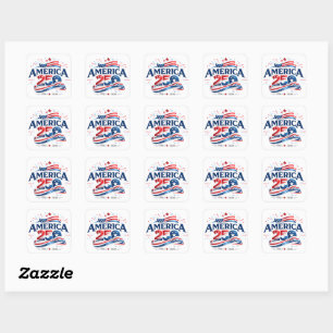 America 250 Celebration 1776–2026 Anniversary  Square Sticker