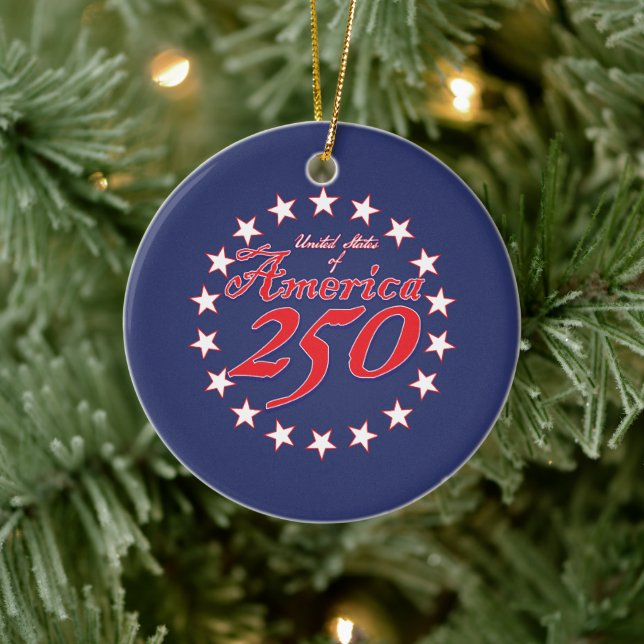America 250 ceramic tree decoration (Tree)