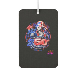 America 250 Deuce Car Air Freshener