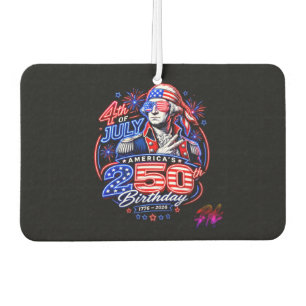 America 250 Deuce Car Air Freshener
