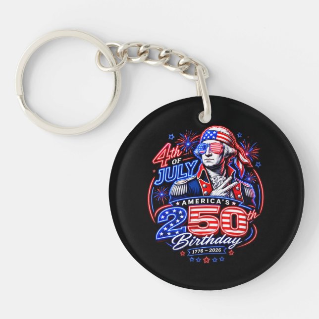 America 250 Deuce Key Ring (Front)