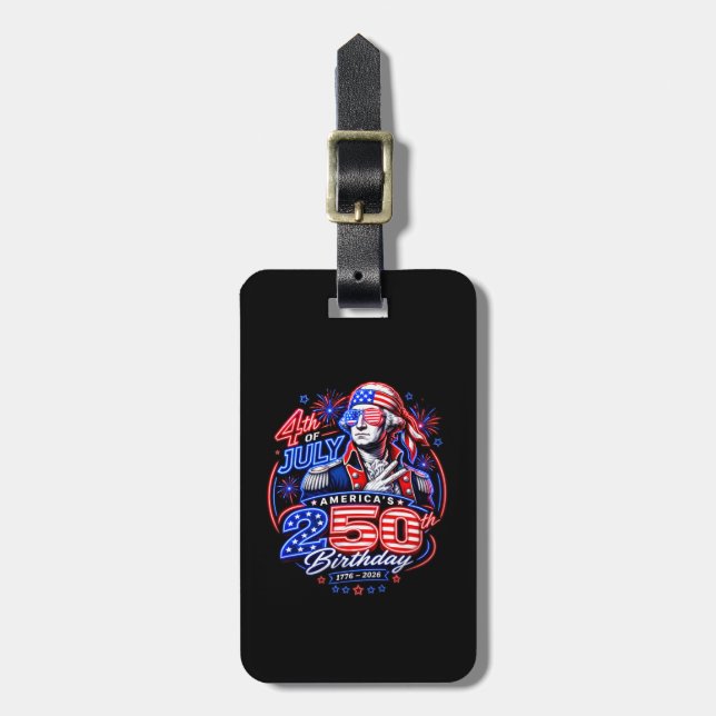 America 250 Deuce Luggage Tag (Front Vertical)