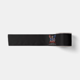 America 250 Faith Family Patriotic Eagle Satin Ribbon