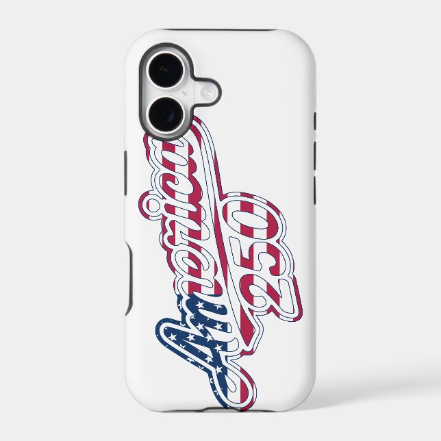 America 250 Flag Script Semiquincentennial Design (Back)