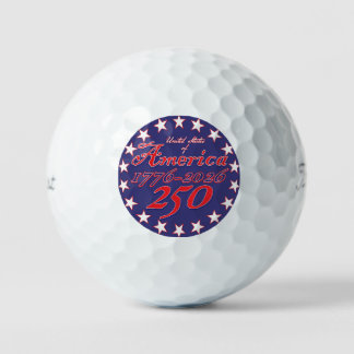 America 250 golf balls