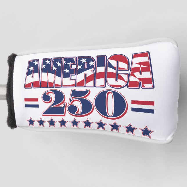 America 250 golf head cover (Front)