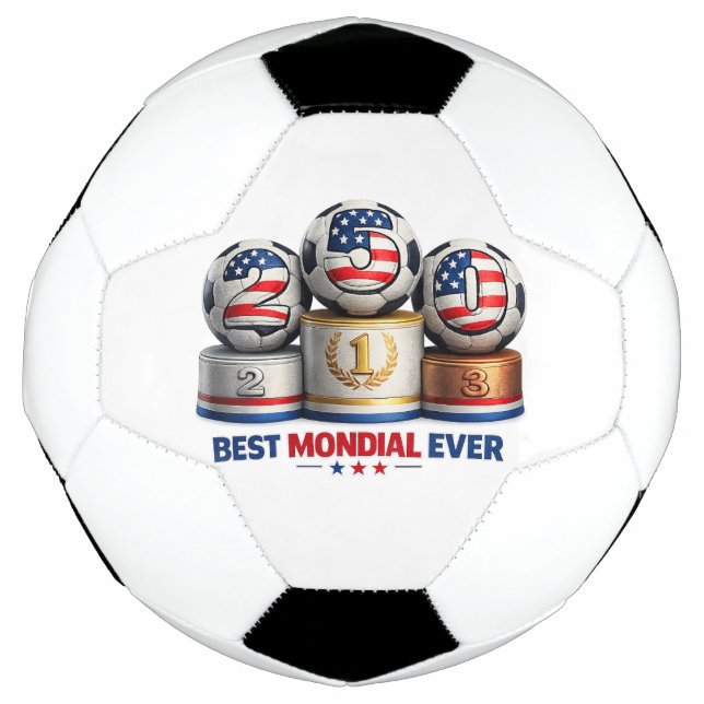America 250 Independence Soccer Ball (Front)