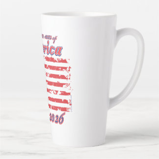 America 250 latte mug