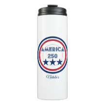 America 250 Logo - Patriotic 4th of July theme