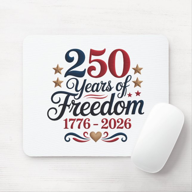 America 250  mouse mat (With Mouse)
