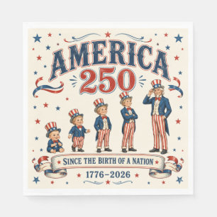 America 250 napkin