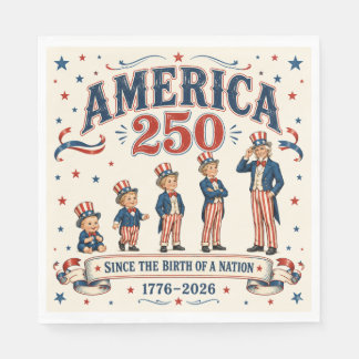 America 250 napkin