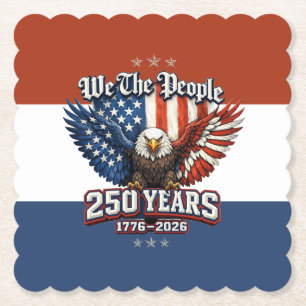 America 250 Party Collection  Paper Coaster