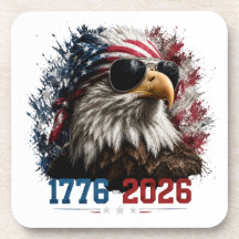 America 250 Patriotic Eagle Flag 1776–2026