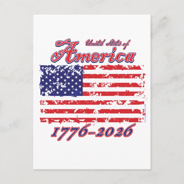 America 250 postcard (Front)