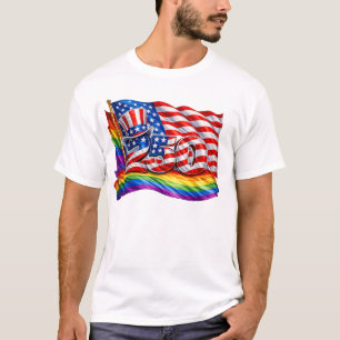America 250 Pride Flag T-Shirt