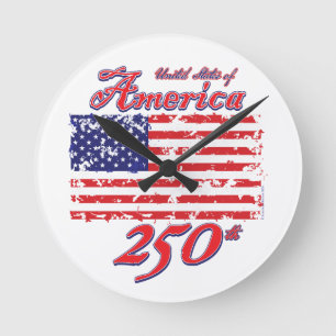 America 250 round clock