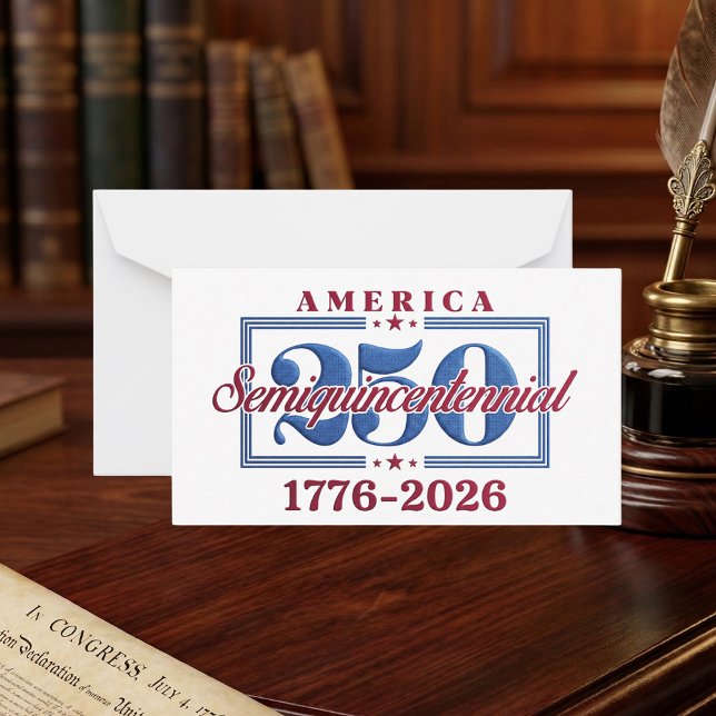 America 250 Semiquincentennial 1776-2026 Patriotic Card (Creator Uploaded)