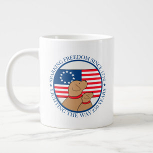 America 250 Sparking Freedom Since 1776 Large Coffee Mug
