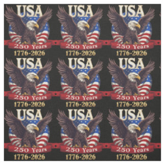 America 250 Watch 1776-2026 American Flag Eagle Fabric