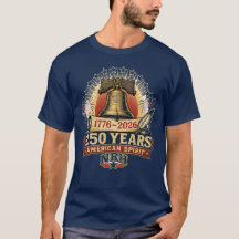 America 250 Years 1776–2026 Liberty Bell T-Shirt
