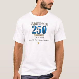 America 250 Years 1776–2026 Vintage Patriotic Eagl T-Shirt