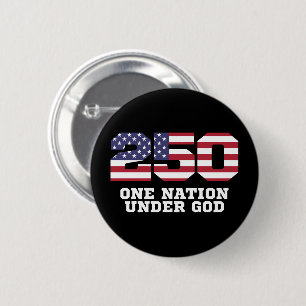 America 250 Years 250th Anniversary Independence 6 Cm Round Badge