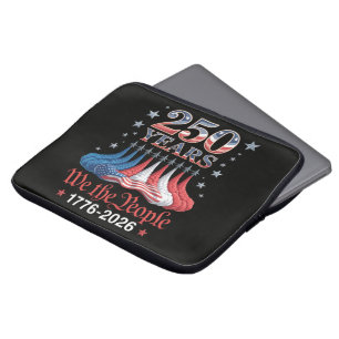 America 250 Years 4th of July Laptop Sleeve