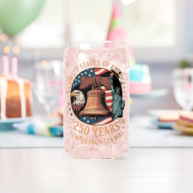 America 250 Years Can Glass (Insitu (Birthday))