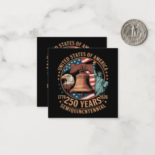 America 250 Years Card