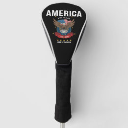 America 250 Years Eagle 1776 2026 Patriotic Golf Head Cover