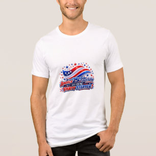 America 250 Years Later Still the Party Starter Sh Tri-Blend Shirt