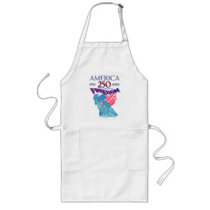 AMERICA 250 YEARS OF FREEDOM LONG APRON